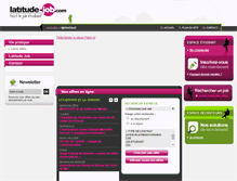 Tablet Screenshot of latitude-job.com